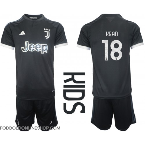 Juventus Moise Kean #18 Tredje trøje Børn 2023-24 Kortærmet (+ Korte bukser)